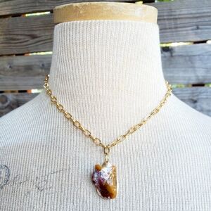 DIY Costum Jewelry Jasper Stone Necklace